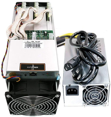 Używany odnowiony Bitmain Antminer S9 13,5 Th/S Sha 256 Bitcoin Miner 78dB