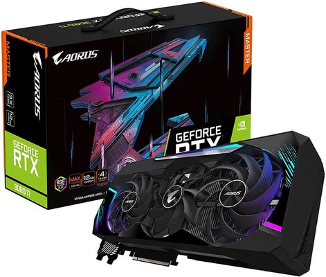 12 GB Rtx3080 Ti Gigabyte Gtx GPU Gddr53080ti Karta graficzna do gier wideo do laptopa górniczego