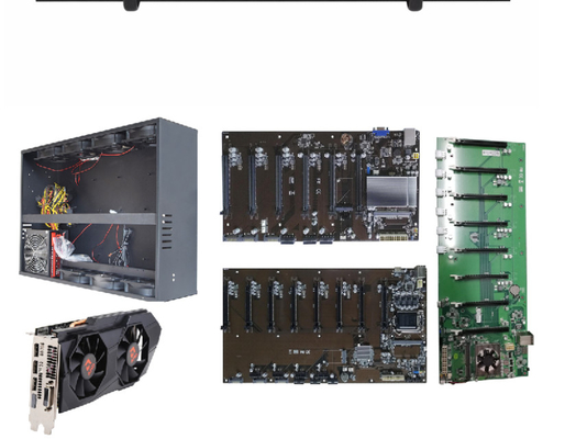 Onda 8 slotów Nvidia Rtx 3080 8 10gb karta graficzna Gpu Bitcoin Miner Asic Rig w magazynie