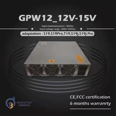 Zasilacz 3650 W do serii Bitmain S19 S19Pro S19J S19JPro S19A